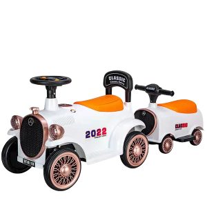 Chinese factory high-quality children&rsquo;s electric car electric music light rail train and scooter dual use.C0406